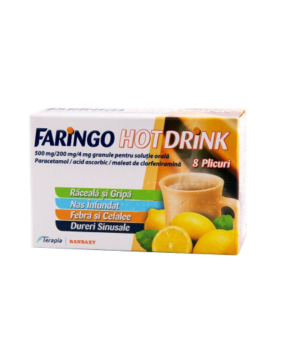 Faringo Hot Drink gran.susp.orala x 8pl