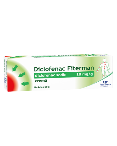 Diclofenac Fiterman 10mg/g crema x 50g
