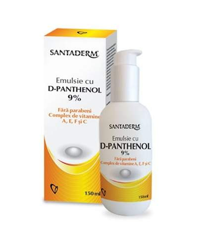 SANTADERM Emulsie D-panthenol 9% x 150ml