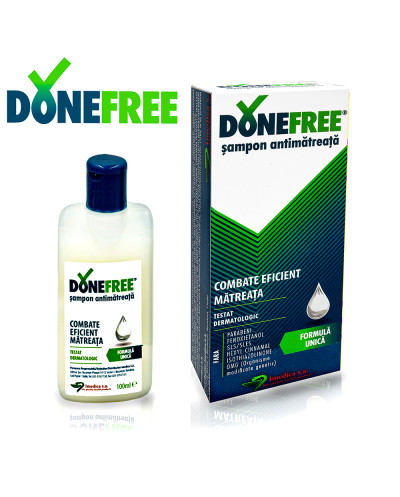 DoneFree șampon antimătreață, 100 ml, Imedica