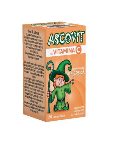 Ascovit Piersica 100mg x 20cpr mast Omega Pharma