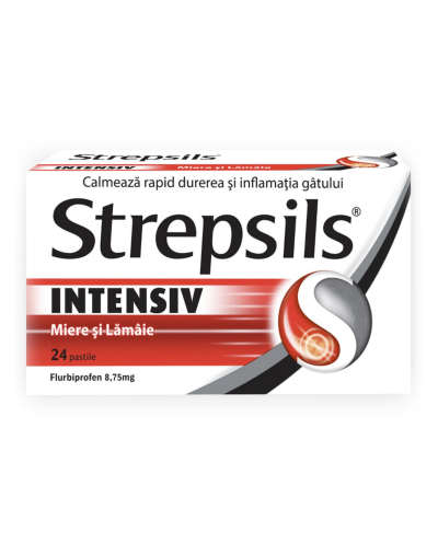 Strepsils Intensive 8,75mg x24cp de supt