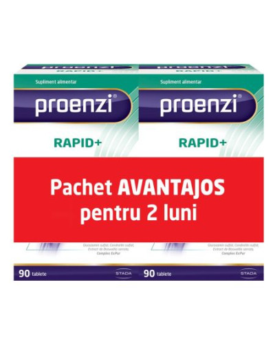 Pachet Proenzi Rapid+, 90 + 90 tablete, Walmark