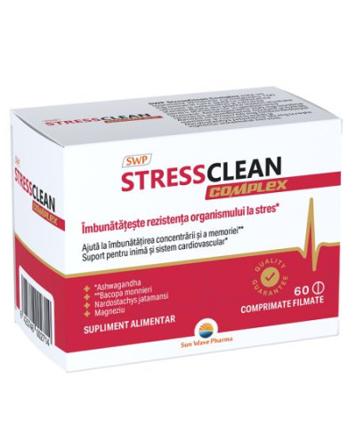 Stressclean Complex, 60 comprimate, Sun Wave...