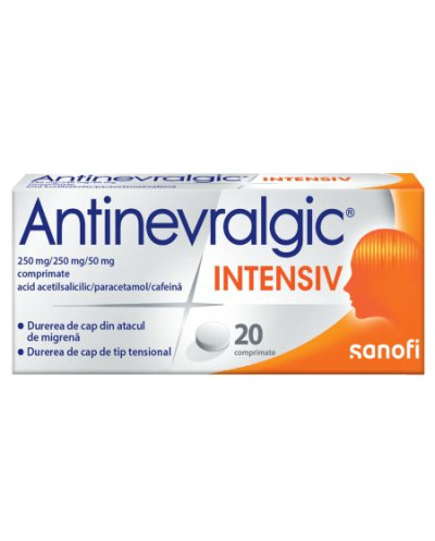 Antinevralgic Intensiv, 20 comprimate, Zentiva