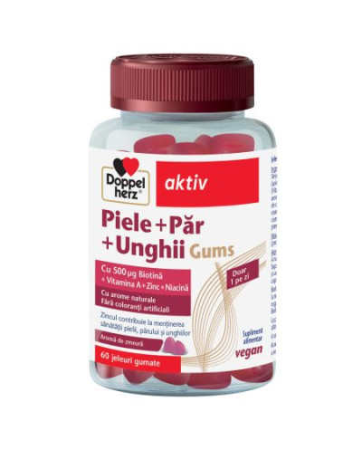 Piele + Păr + Unghii, 60 jeleuri, Doppelherz