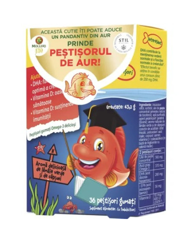 Moller s Omega 3 Pestisori Lamaie Verde si...