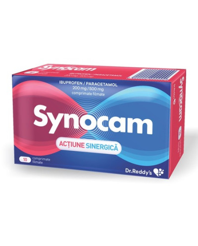 Synocam 200mg/500mg x 10cpr film Dr Reddy s