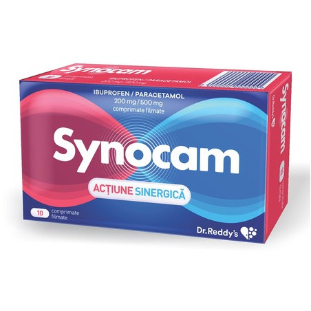 Synocam 200mg/500mg x 10cpr film Dr Reddy s