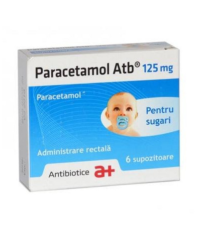 Paracetamol Atb 125mg 2folii x 3sup