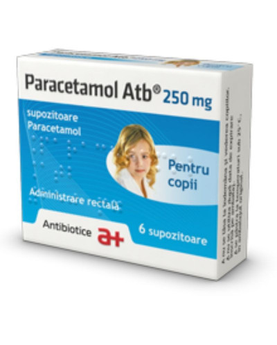 Paracetamol 250mg x 6sup (Antibiotice)