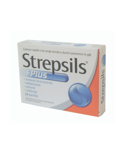 Strepsils Plus x 24pastile ANM-W01459004