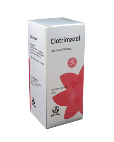 Clotrimazol 1% sol.cut x 25g (Biofarm)