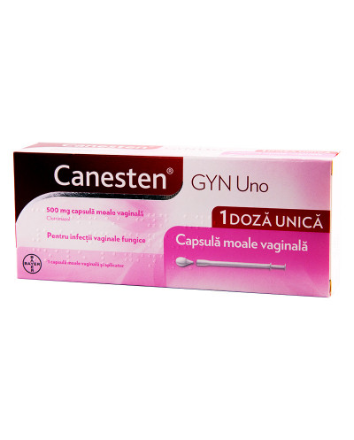 Canesten Gyn Uno 500mg x 1cps.moale.vag