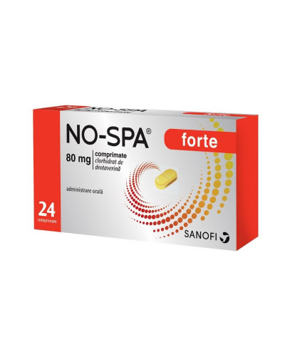No-Spa Forte 80mg 1bl x 24cp W62518005