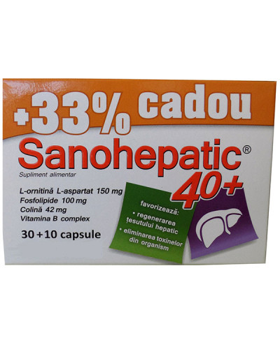 Zdrovit Sanohepatic 40+ 30+10cps