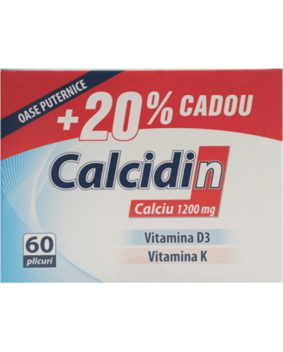 Zdrovit Calcidin 60pl.+20%cadou