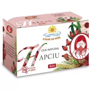 Ceai Hapciu R34 x 20plic, Fares