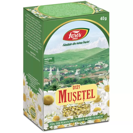 Ceai Musetel Flori D121 40g vrac, Fares