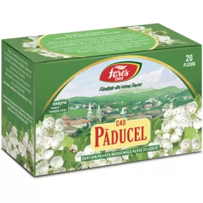 Ceai Paducel cu Flori C40 x 20plic, Fares