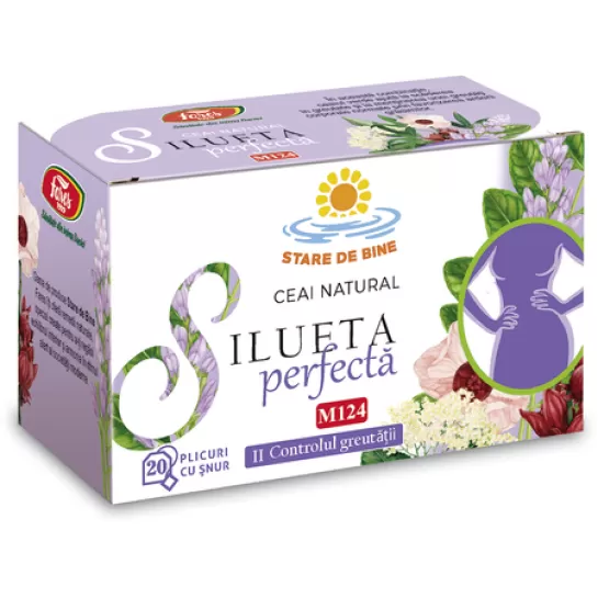 Ceai Silueta Perfecta Controlul Greutatii M124 x 20plic, Fares