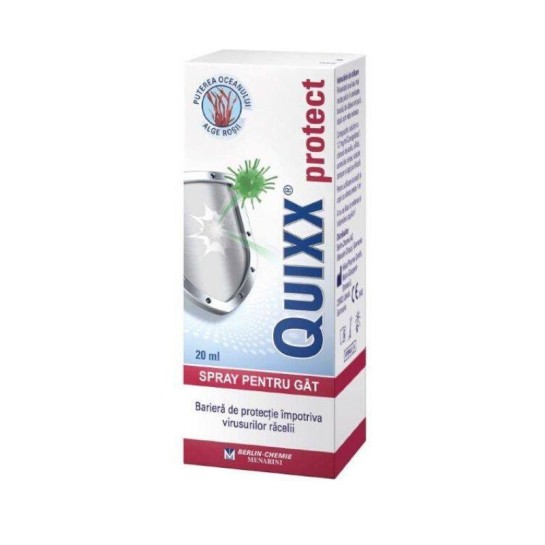 Quixx protect spray pentru gat x 20ml