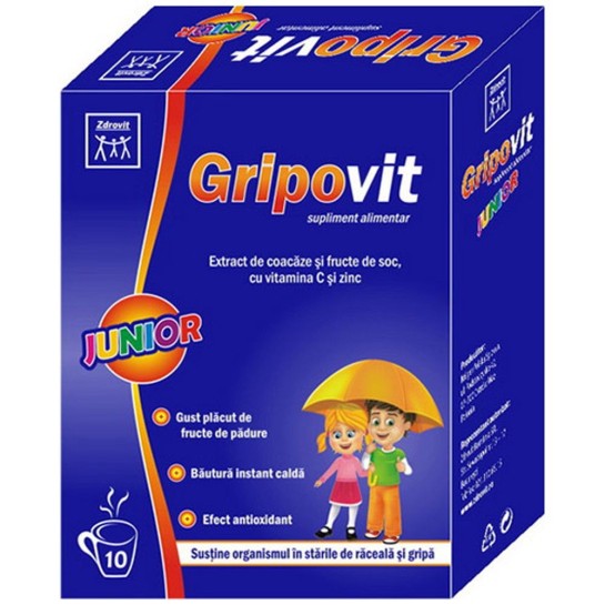 Zdrovit Gripovit junior x 10pl
