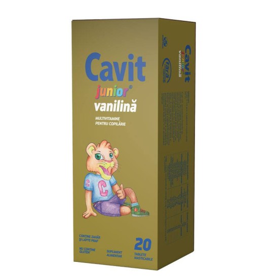 Cavit Junior cu vanilie x 20tb.mast