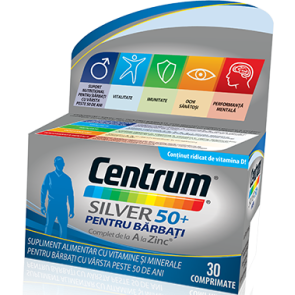 Centrum Silver 50+ pentru barbati x 30cp