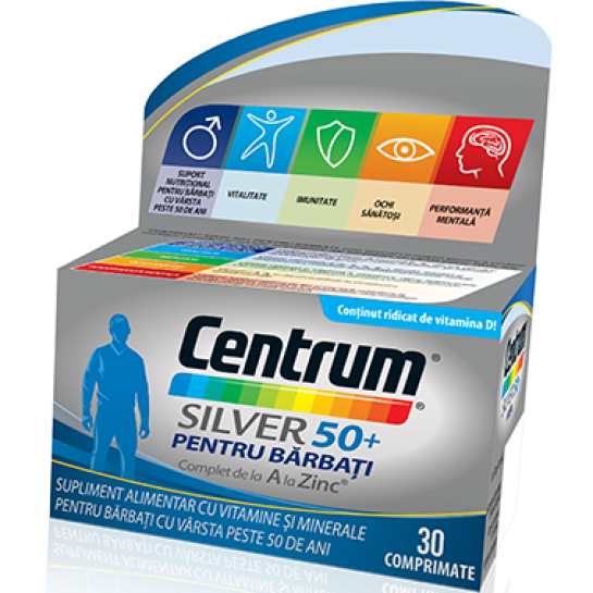 Centrum Silver 50+ pentru barbati x 30cp