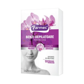 FARMEC Benzi depilatoare fata x 20buc