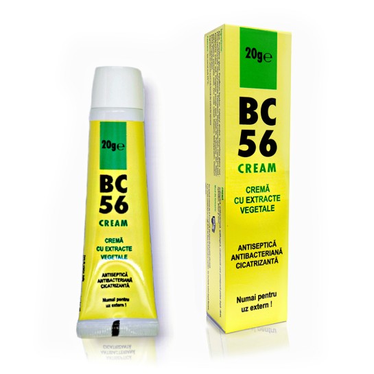 Cremă cu extracte vegetale BC 56, 20 g, L'amar