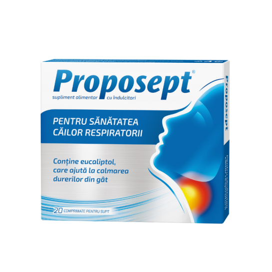 Proposept comprimat de supt, 20cp