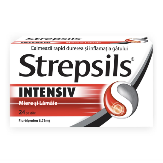 Strepsils Intensive 8,75mg x24cp de supt