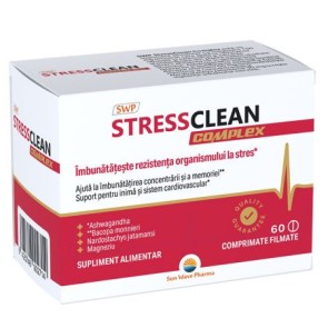 Stressclean Complex, 60 comprimate, Sun Wave Pharma