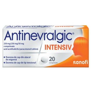 Antinevralgic Intensiv, 20 comprimate, Zentiva