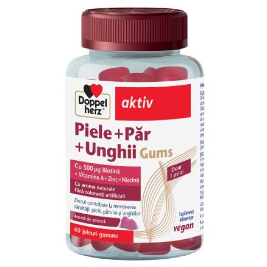 Piele + Păr + Unghii, 60 jeleuri, Doppelherz