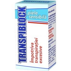 Transpiblock piele sensib 25ml -Zdrovit