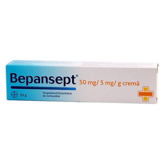 Bepansept 50mg/5mg/g crema x 30g