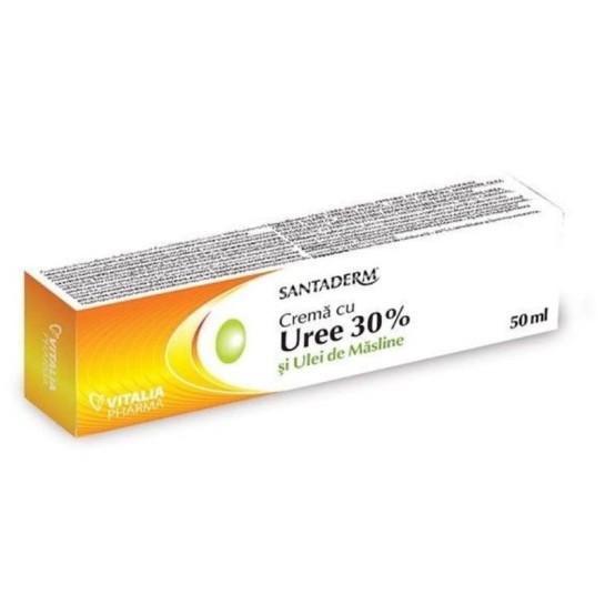 SANTADERM Crema uree 30%,ul.masline 50ml