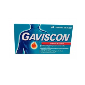 Gaviscon cu aroma capsuni fl x 24cp.mast