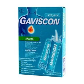 Gaviscon mentol 10ml susp.or x 12pl