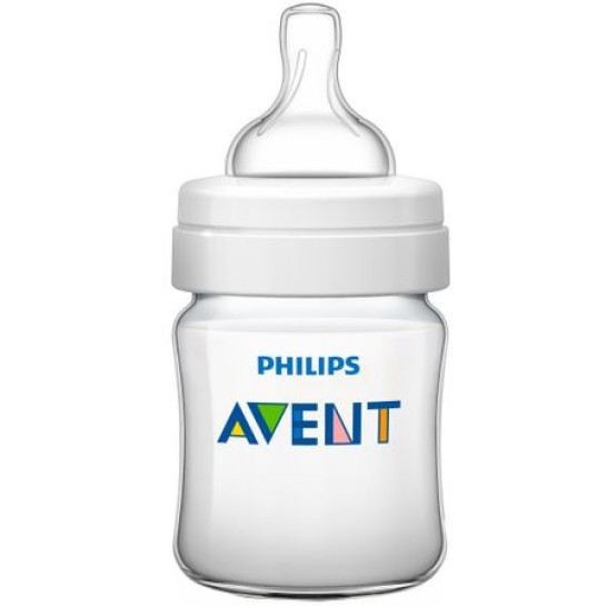 AVENT Biberon x 125ml Tet sil 1orif +0L