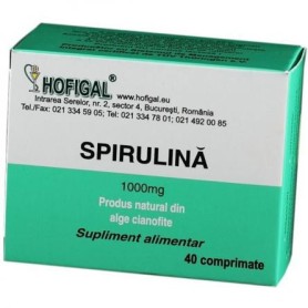 Spirulina 1000mg x 40cp (Hofigal)
