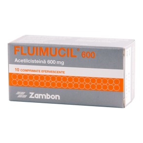 Fluimucil 600mg x 10cp.eff