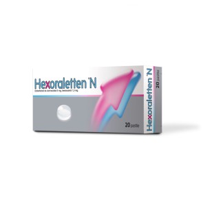 Hexoraletten N 5mg+1,5mg x 20pastile