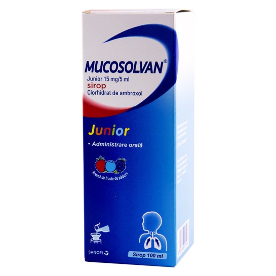 Mucosolvan Junior 15mg/5ml sirop x 100ml