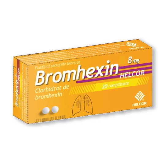 Bromhexin 8mg x 20cp (Helcor)