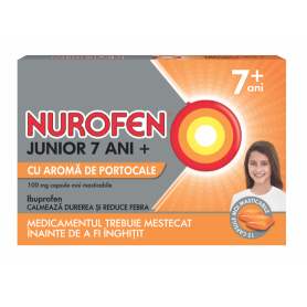 Nurofen Junior 7+porto 100mg x12cps.mast