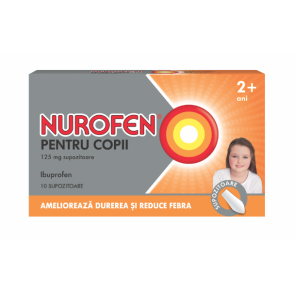 Nurofen pentru copii 125mg x 10sup